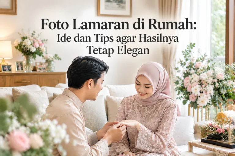 ide foto lamaran di rumah by pondok wedding