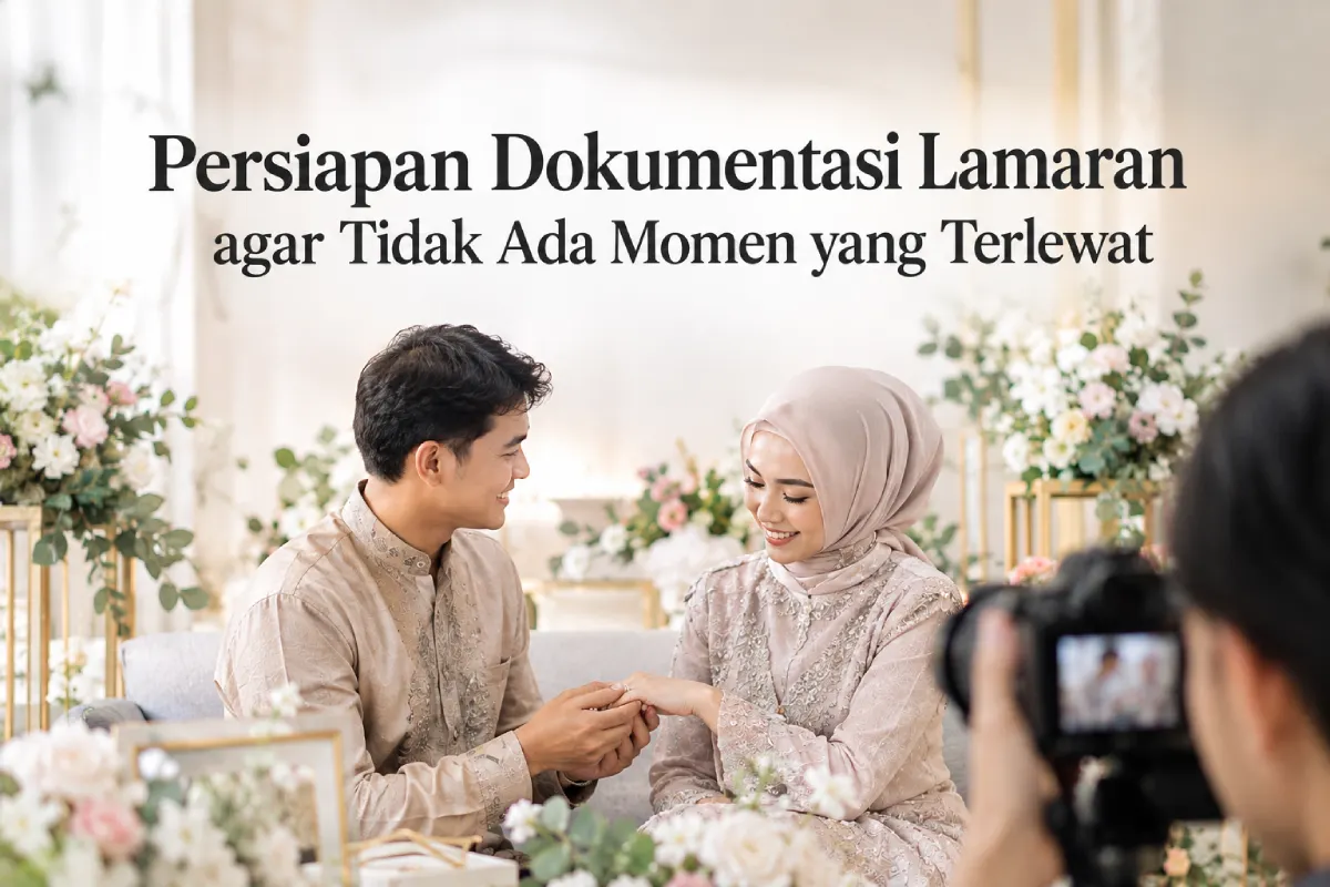 persiapan dokumentasi lamaran by pondok wedding
